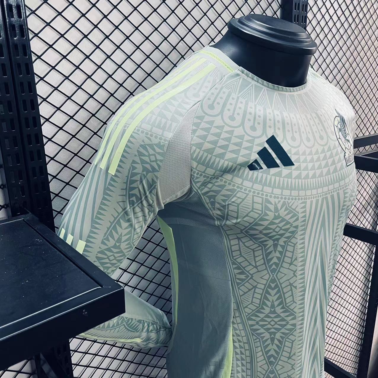 2024 Mexico Away Long Sleeve Kit Player Version Shirt Jerseys Supllier Yupoo 2