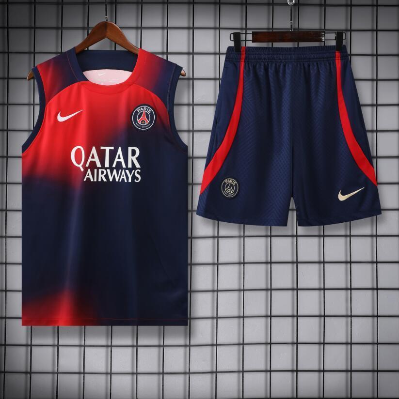 23-24 PSG Training Vest Kit S-XXL Soccer Jerseys