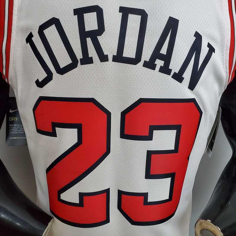 Jordan #23 Chicago Bulls white 4