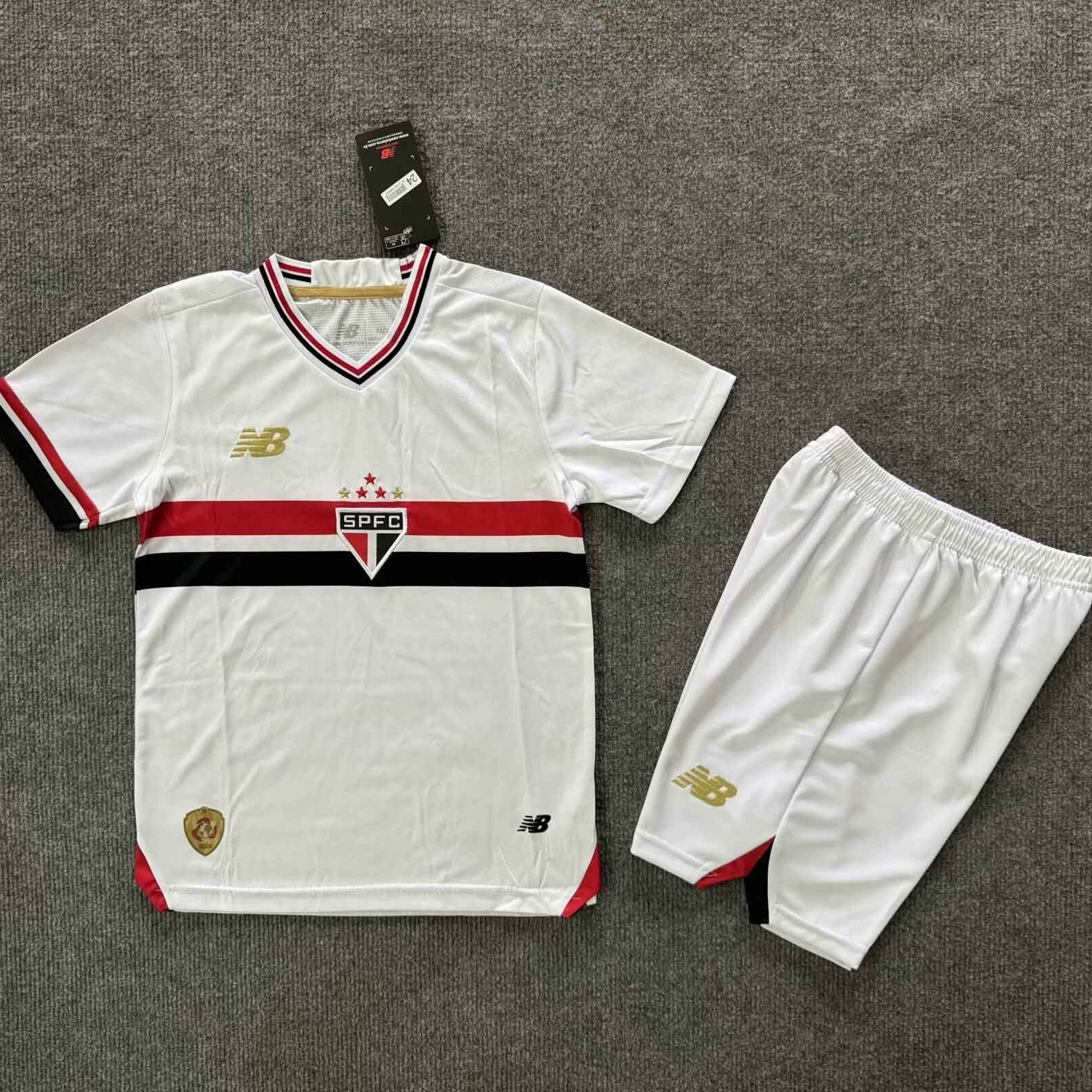25-26 Sao Paulo Home Kid Kits Youth Apparels AAAAJersey Dropship Yupoo