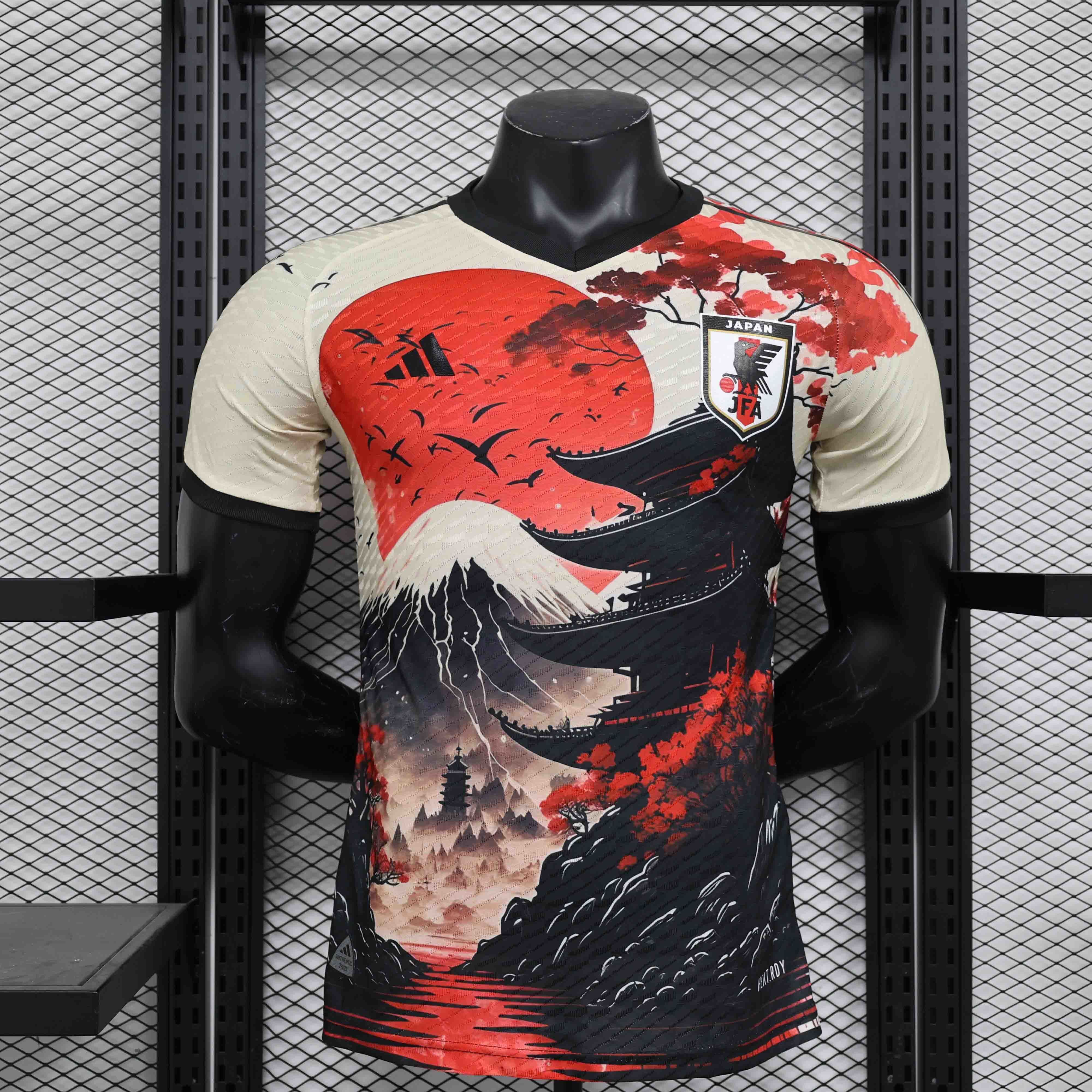 2024 Japan Red Sunrise Scenery Special Edition Player Version Shirt Sport AAAAJersey Yupoo