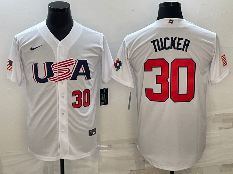 USA 2023 World Cup Baseball Jerseys 33