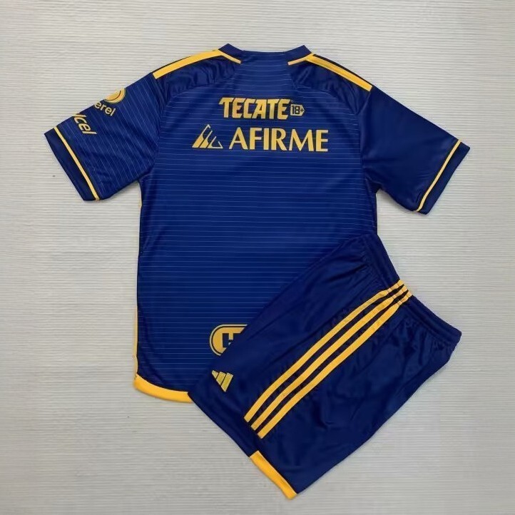 23-24 Tigres UANL Away Kids Kits Children Sets Soccer Jerseys Yupoo 1