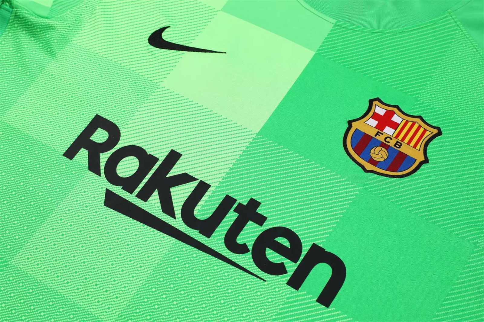 21-22 Barcelona green goalkeeper long sleeve 3