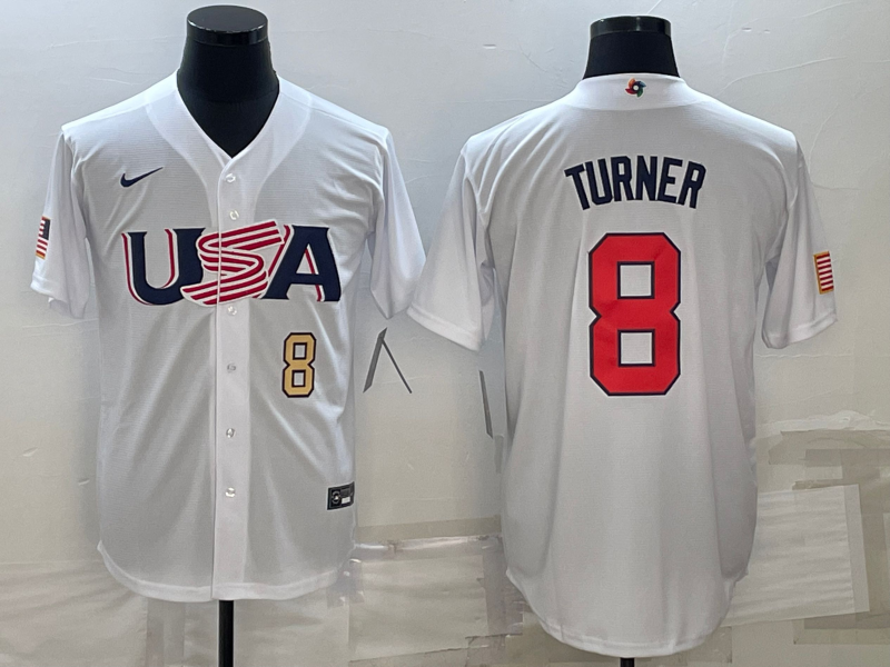 USA 2023 World Cup Baseball Jerseys 7