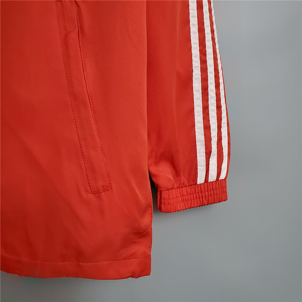 20-21 Arsenal red windbreaker - 3 4