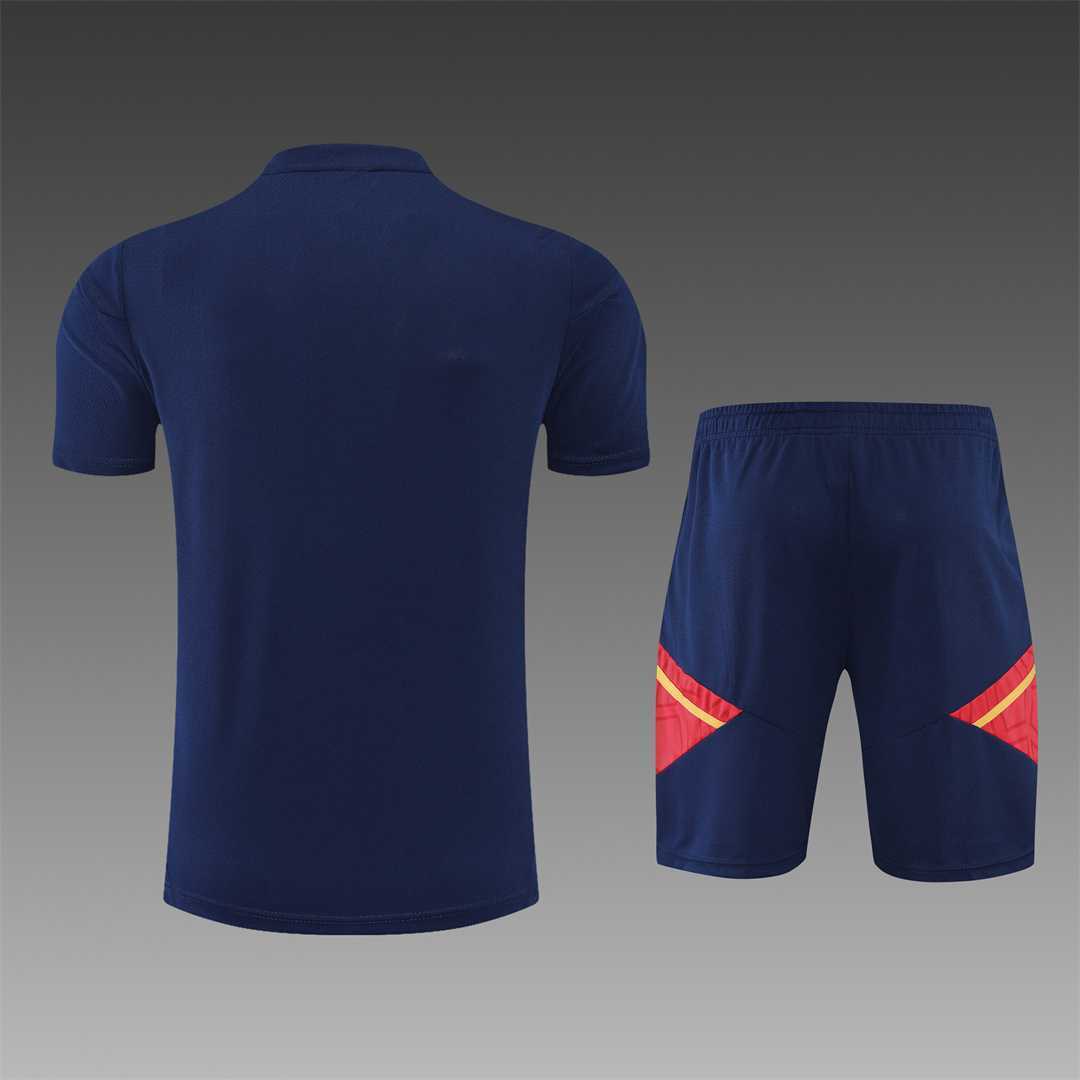 22-23 Ajax Training Suit Short Sleeve Kit Royal Blue 4
