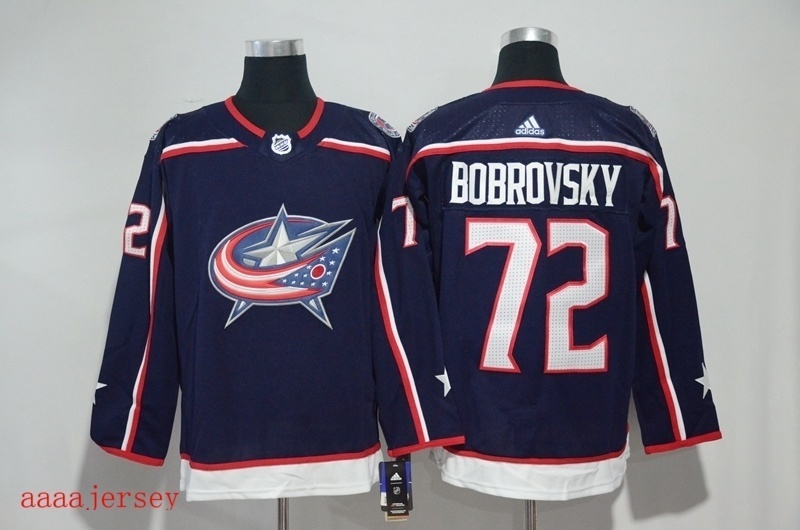 Columbus Blue Jackets Ice Hockey jersey M-3XL 哥伦布蓝衣队冰球服-1 2