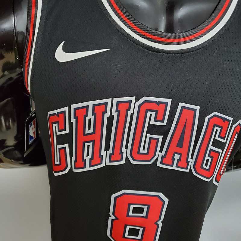LAVINE#8 Chicago Bulls Black 6