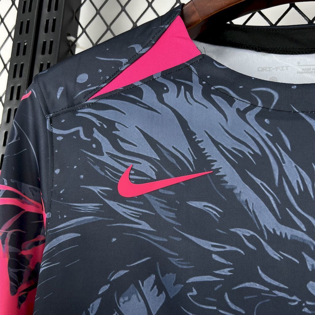 25-26 Barcelona Red Dragon Special Edition T-Shirt Football Apparels Soccer AAAAJersey Yupoo 6