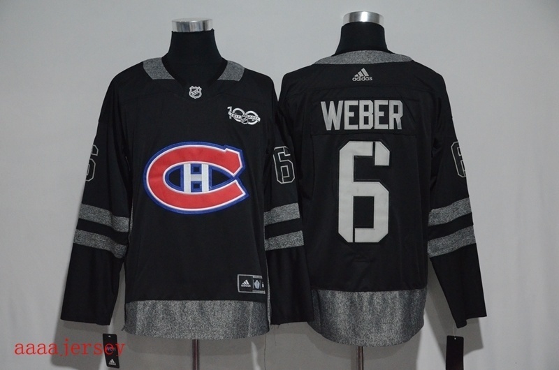 Montreal Canadiens 100 anniversary ice hockey jersey M-3XL 蒙特利尔加拿大人100周年纪念版冰球服