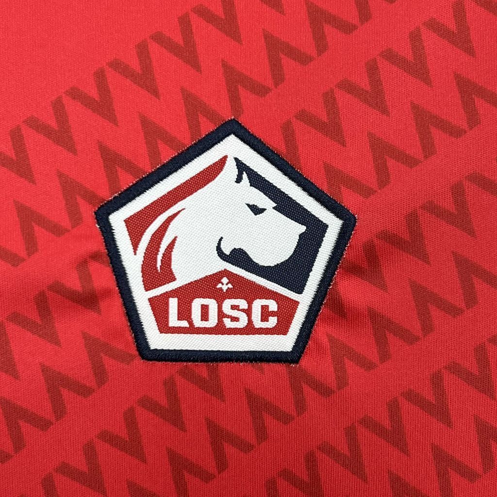 24-25 Lille Home Kids Kit Soccer AAAAJersey Yupoo 2