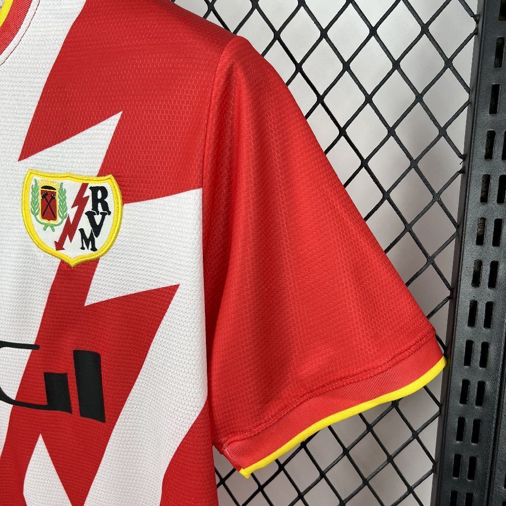 25-26 Rayo Vallecano Home Shirt Football Apparels AAAAJersey Supply Yupoo 3