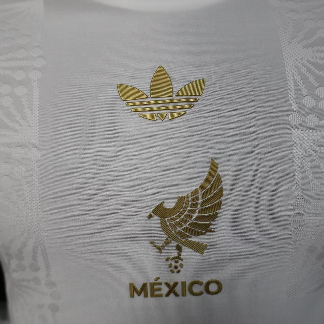 2025 Mexico Gold Cup White Long Sleeve Kit Player Version Shirt AAAAJersey Yupoo 2