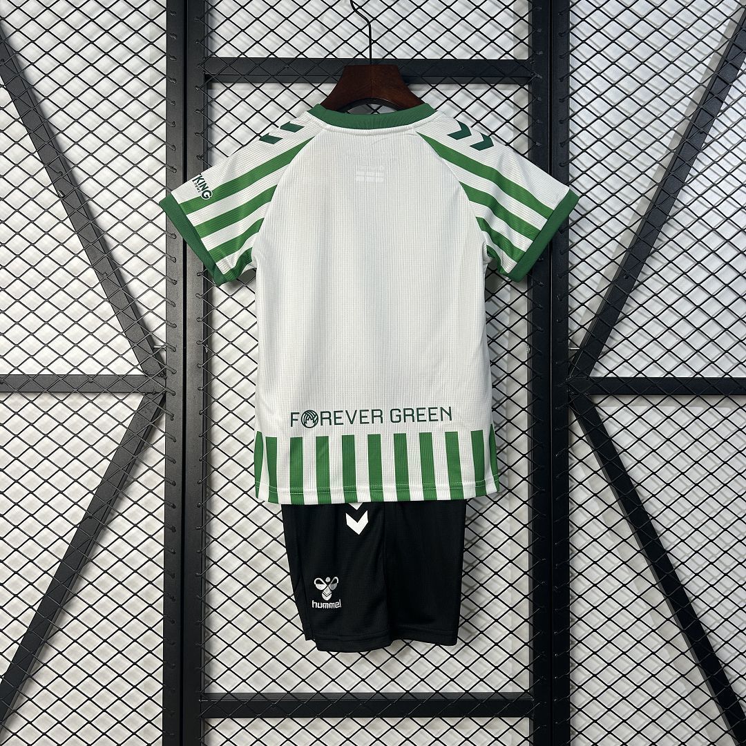 24-25 Real Betis Conference League Final Kid Kits Youth Apparels AAAAJersey Wholesale Yupoo 4