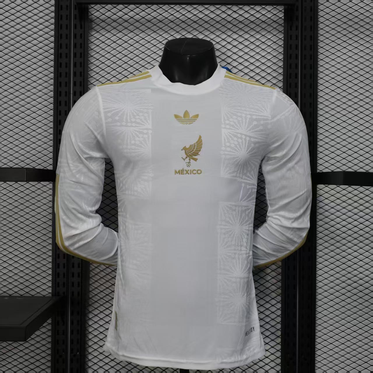 2025 Mexico Gold Cup White Long Sleeve Kit Player Version Shirt AAAAJersey Yupoo