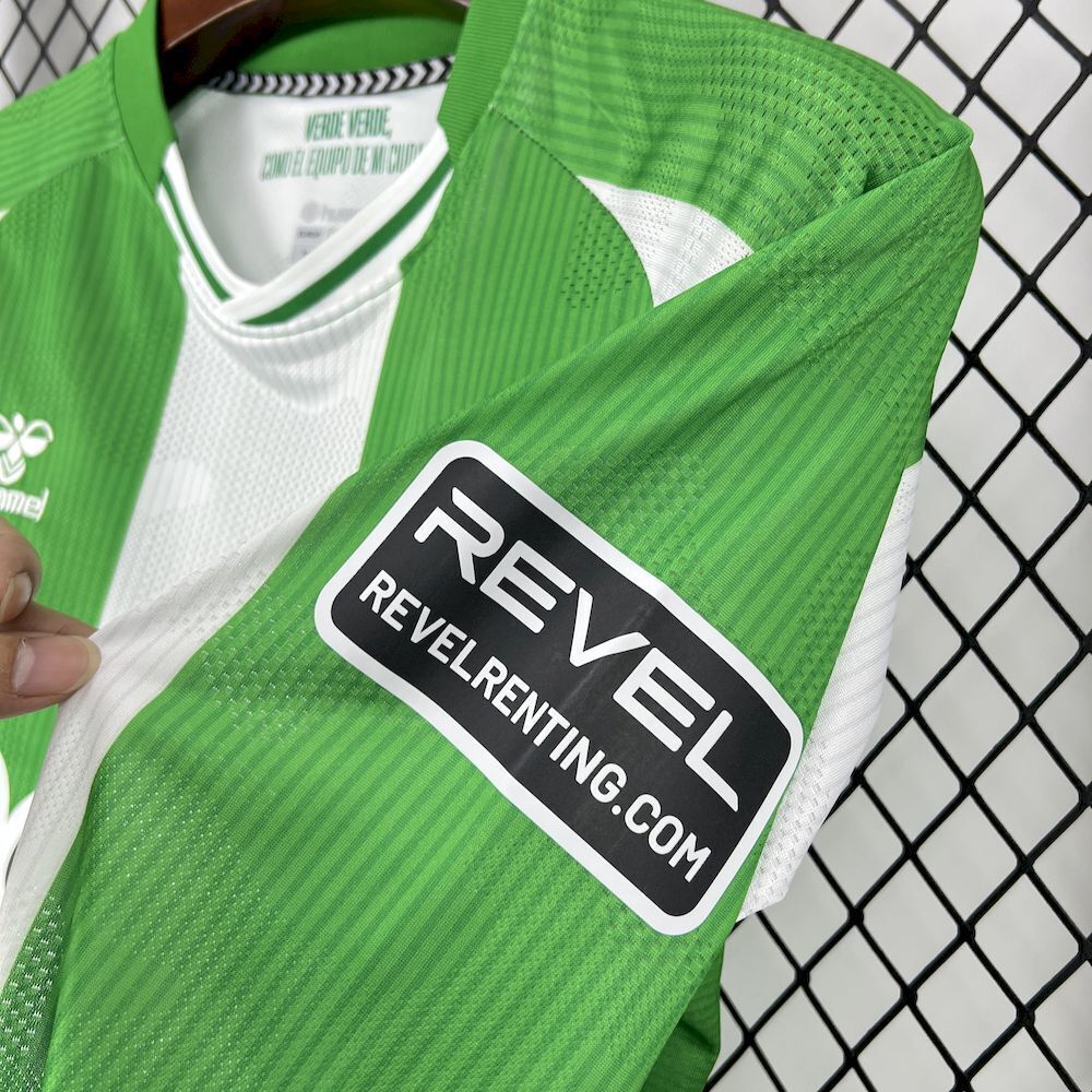 25-26 Real Betis Home Kit Long Sleeve Shirt Football Uniform AAAAJersey Dropship Yupoo 3