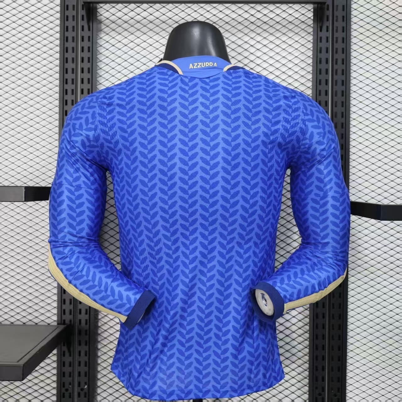 2026 World Cup Italy Home Kit Player Version Long Sleeve Shirt Football AAAAJersey Supply Yupoo 3