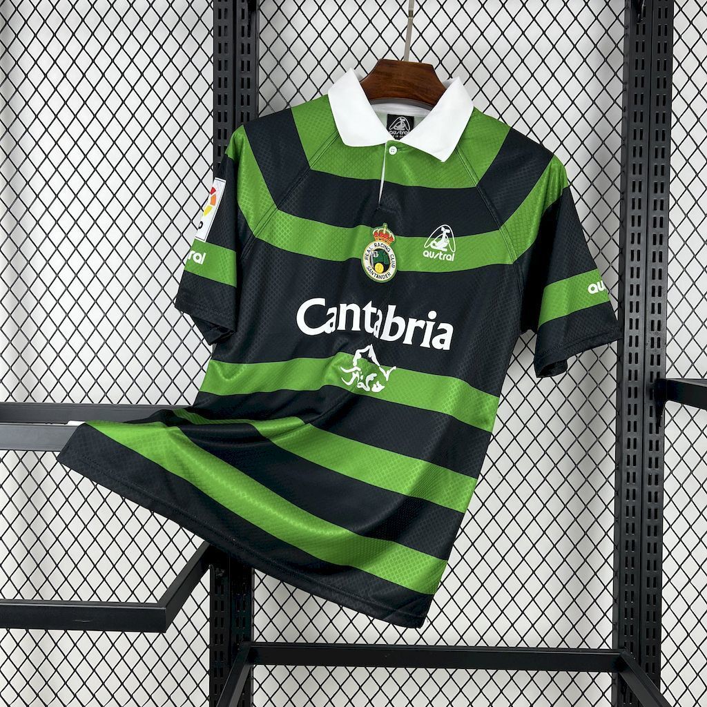 99-00 Racing de Santander Away Retro Kit Vintage Shirt AAAAJersey Dropship Yupoo