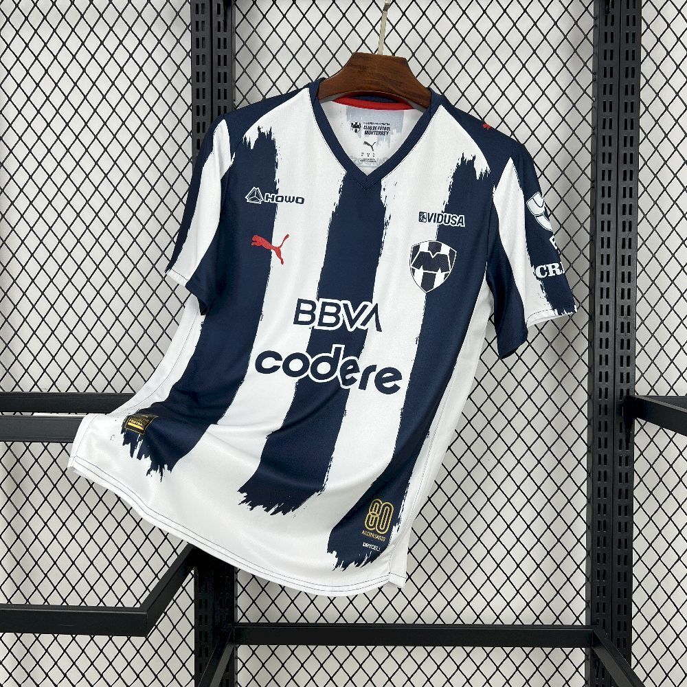 25-26 Monterrey Home Kit Soccer T-Shirt Football Sweatshirt AAAAJersey Dropship Yupoo