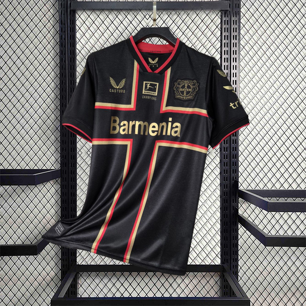 23-24 Bayer 04 Leverkusen Bundesliga Champions Kit Soccer Uniform AAAAJersey Wholesale Yupoo