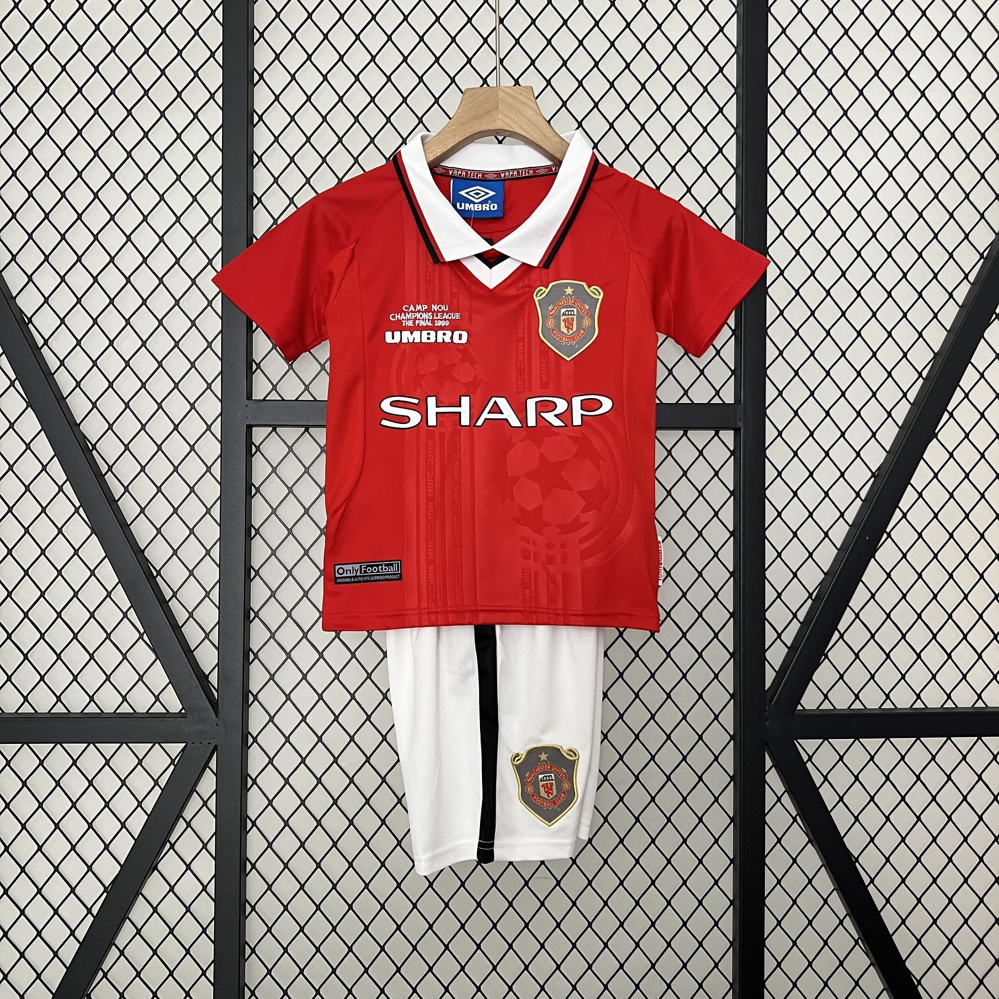 99-00 Manchester United Home Retro Kid Kits Youth Apparels AAAAJersey Wholesale Yupoo