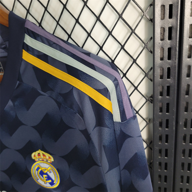 23-24 Real Madrid away long sleeved size S-3XL Soccer Jersey 4