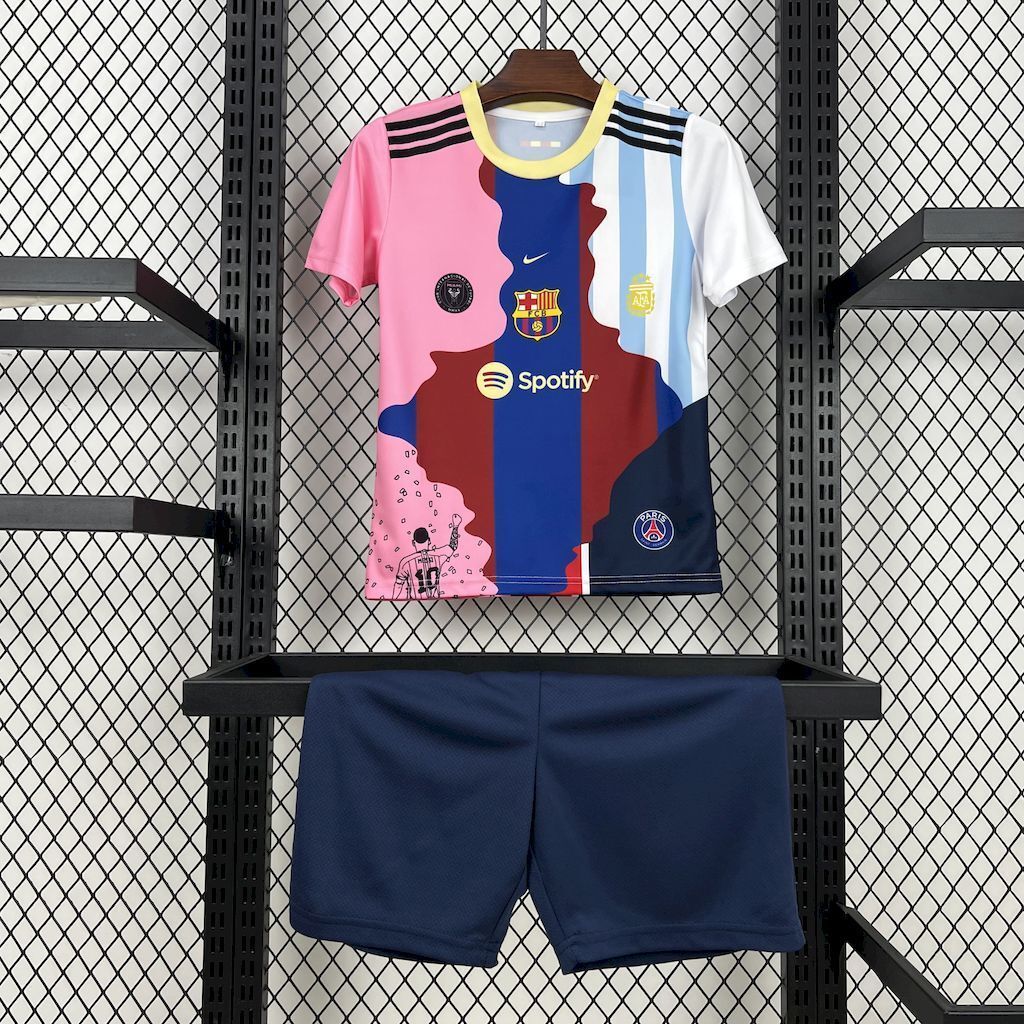 25-26 Messi Career Exclusive Edition Kid Kits Youth Apparels AAAAJersey Supply Yupoo