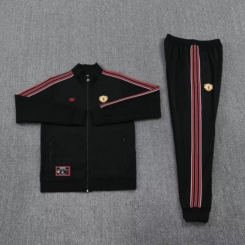 25-26 Manchester United Terrace Icons Track Long Football Jacket Suits 1