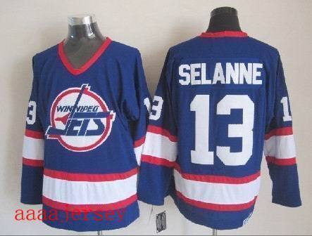 Winnipeg Jets retro ice hockey jersey M-3XL 温尼伯喷气机队复古冰球服