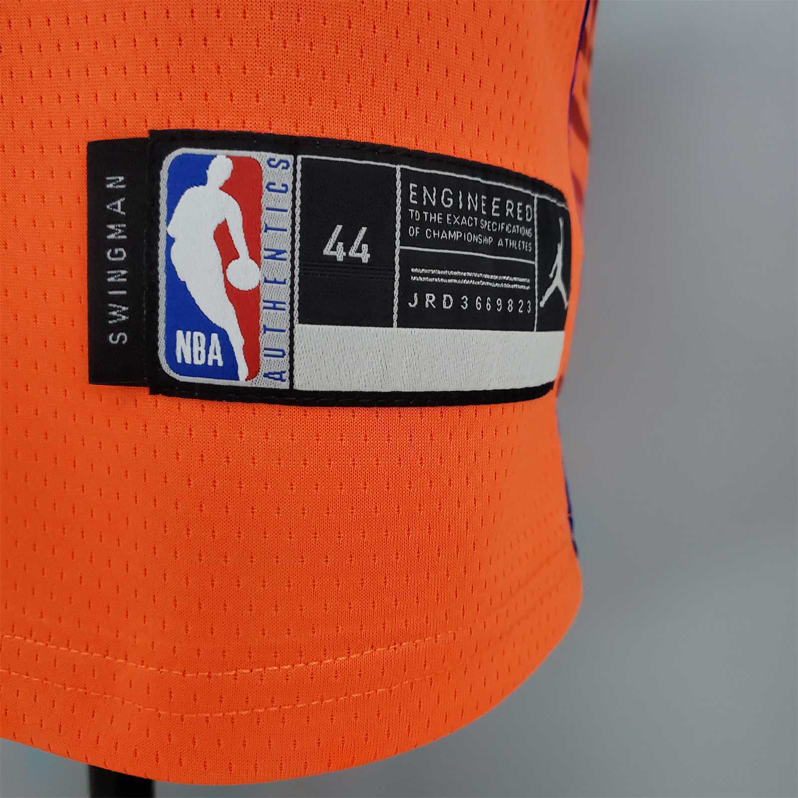 ANTHONY#7 Thunder Jordan Orange 6