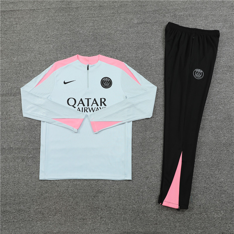 24-25 PSG Player Long Sleeve Training Suit Football Shirts 1