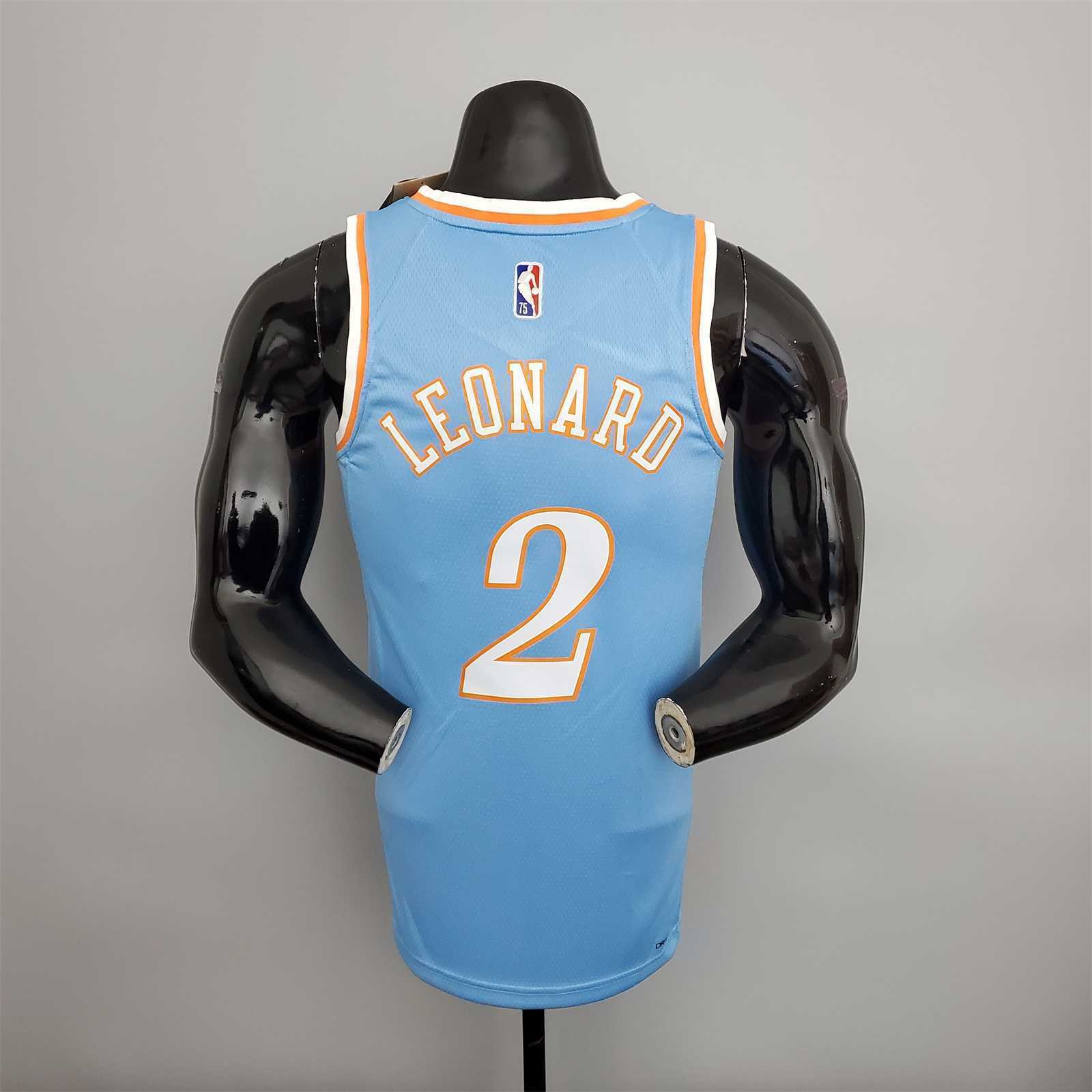 2022 season Leonard #2 Clippers City Edition Blue 8