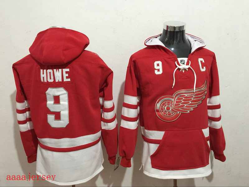 Detroit Red Wings hoodie ice hockey jersey M-3XL 底特律红翼队帽衫冰球服