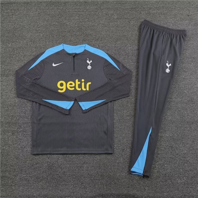24-25 Tottenham Long Sleeve Training Suit Football Shirts 1