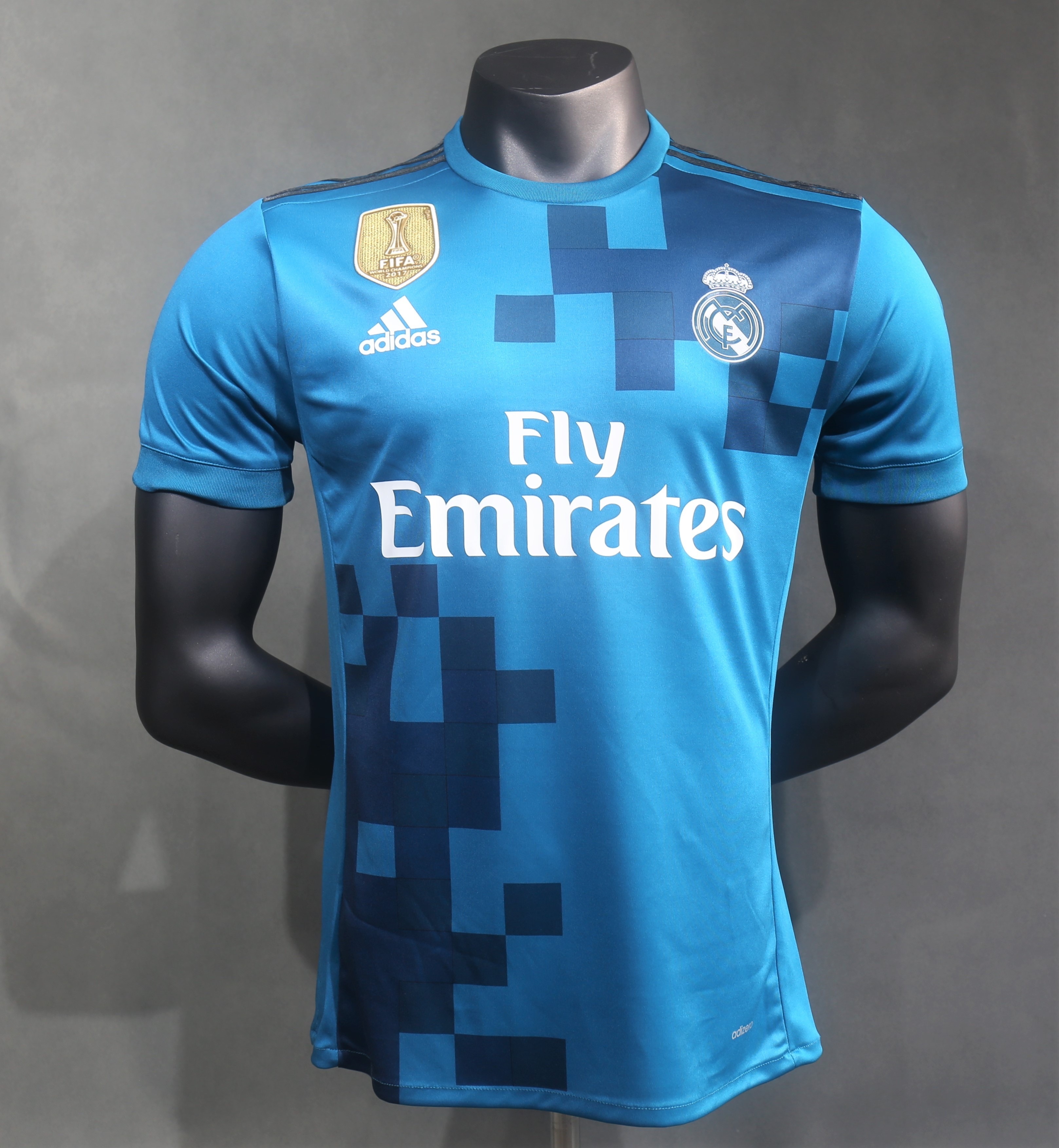 17-18 Real Madrid Third Away Retro Kit Vintage Player Version Sino Shirt AAAAJersey Dropship Yu