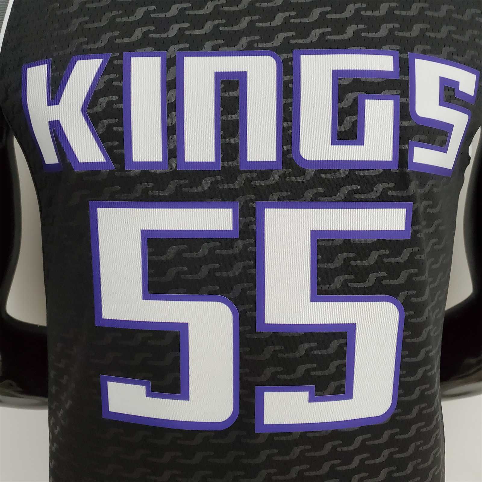 75th Anniversary Williams#55 Jordan Kings Black NBA Jersey 3