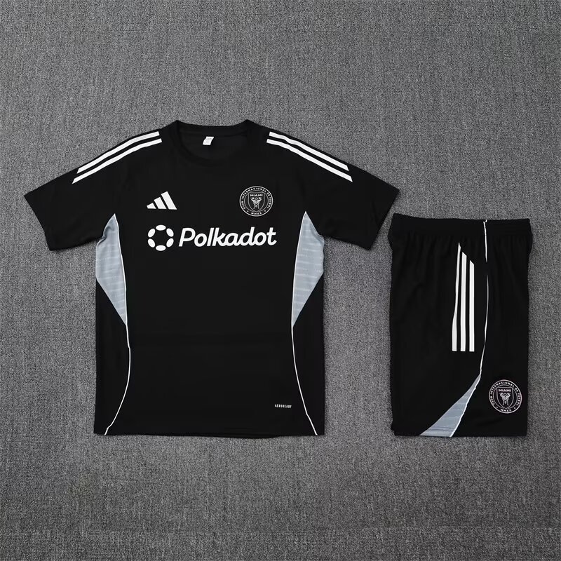 25-26 Inter Miami Black Training Kits Football Tracksuits 2