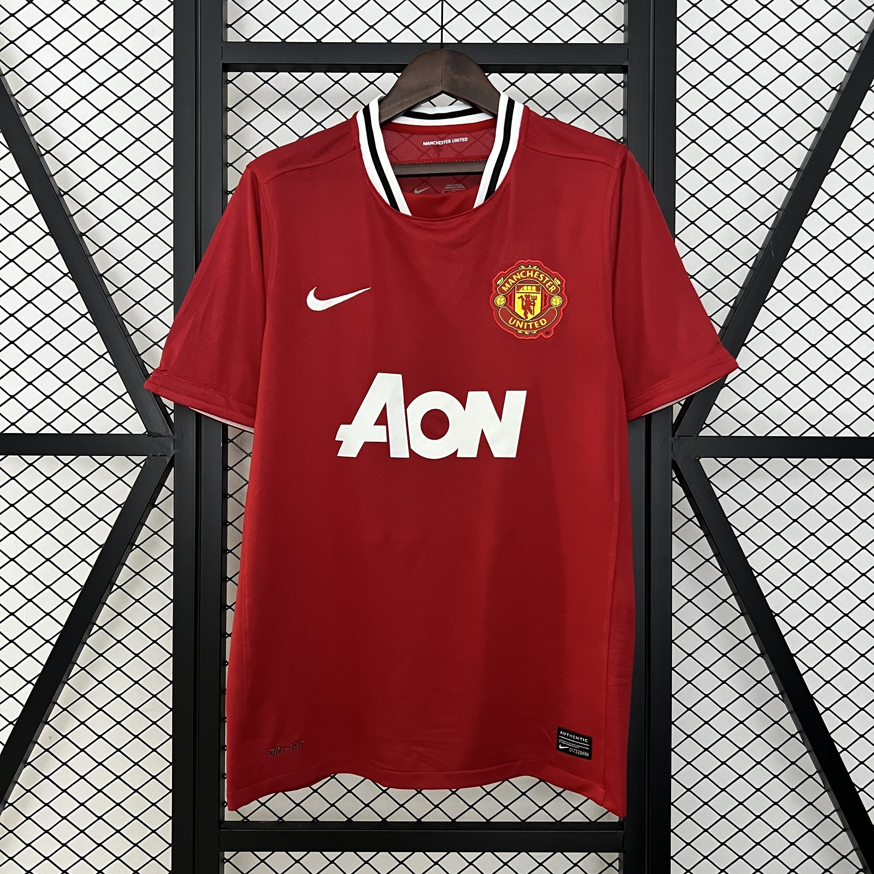 11-12 Manchester United Home Retro Kit Vintage Shirt AAAAJersey Dropship Yupoo