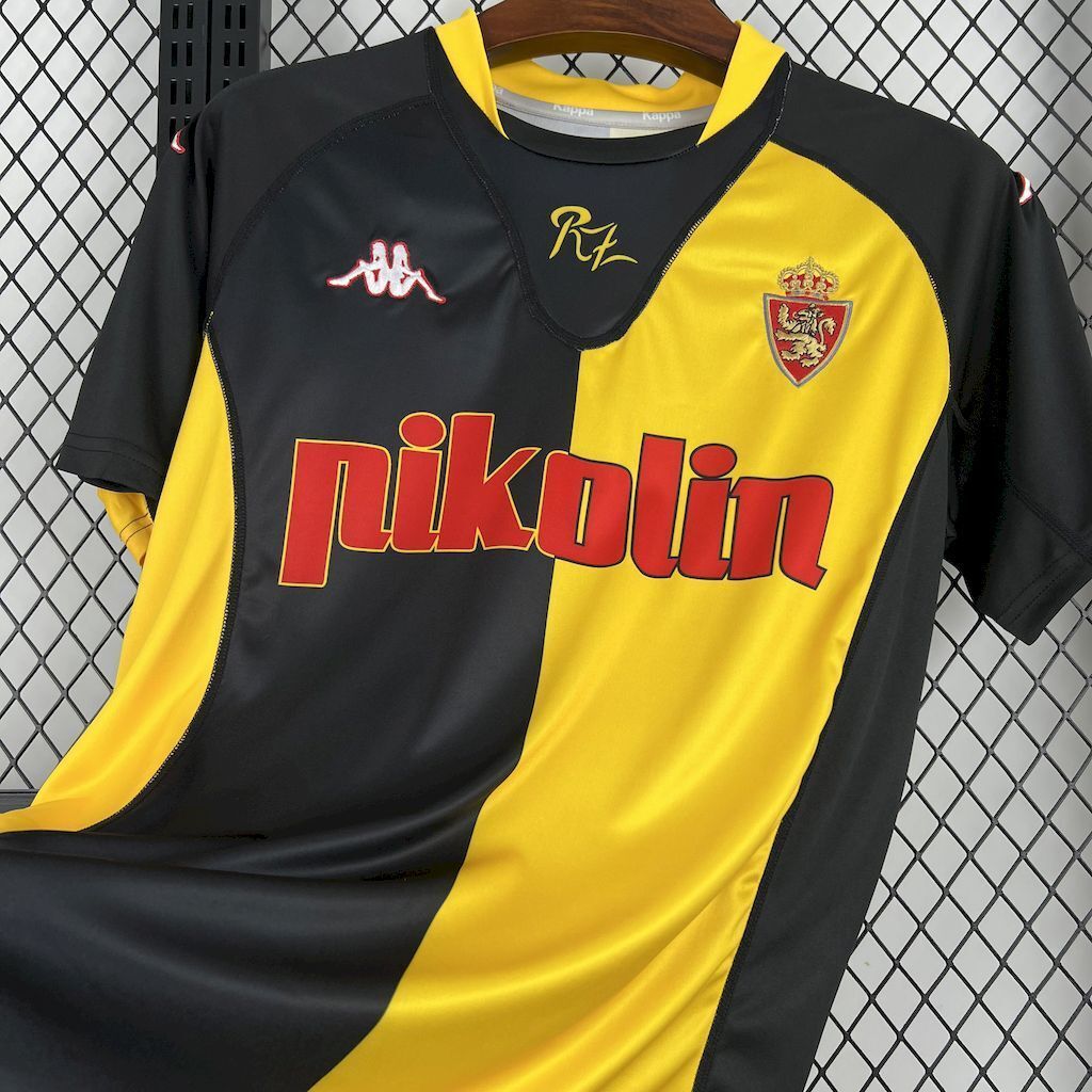 01-02 Zaragoza Away Retro Kit Classic T-Shirt AAAAJersey Supply Yupoo 5