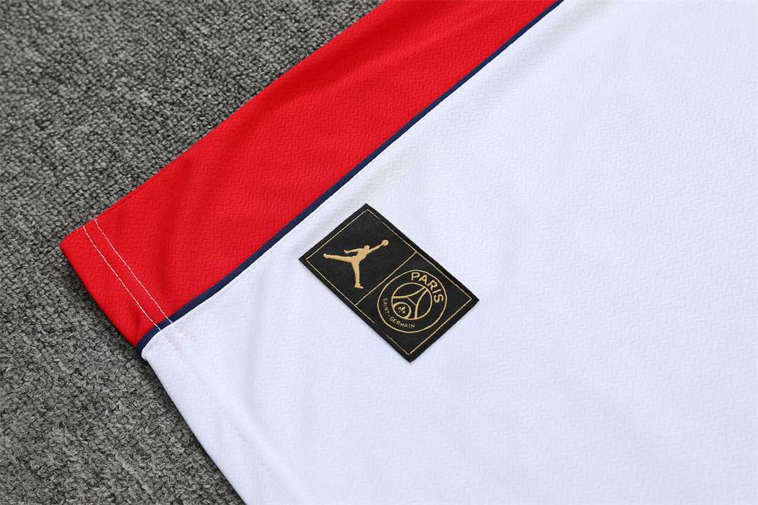 22-23 PSG training suit short sleeve kit White Blue Red 9