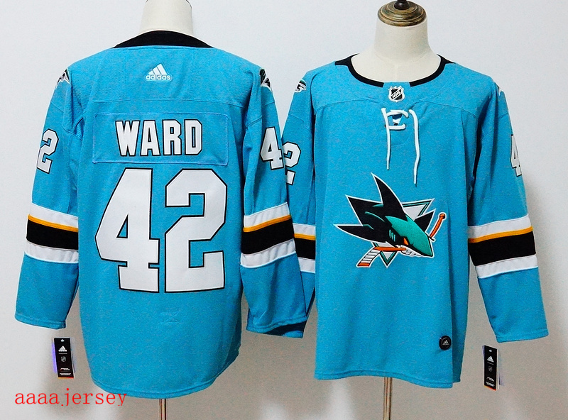 San Jose Sharks ice hockey jersey M-3XL 圣何西鲨鱼队冰球服