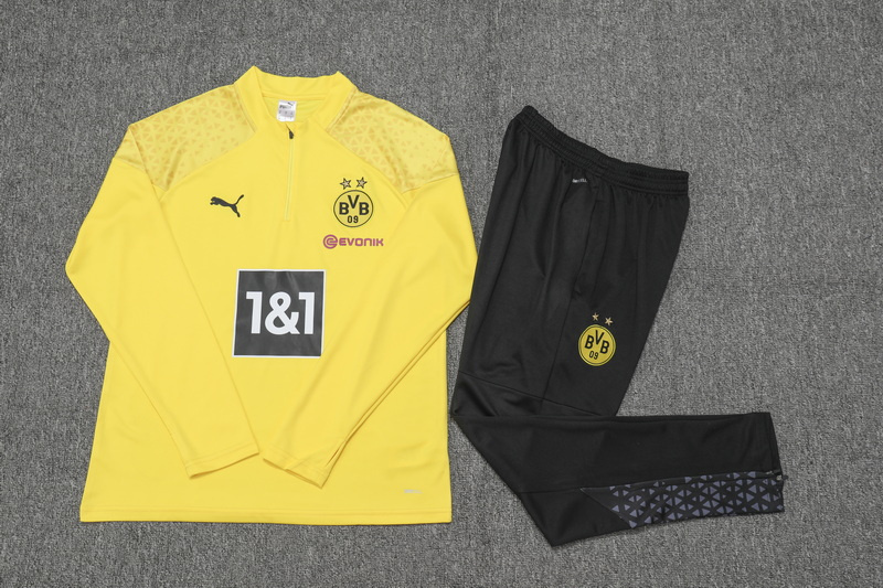 23-24 Dortmund Long Sleeve Training Suit Yupoo 1