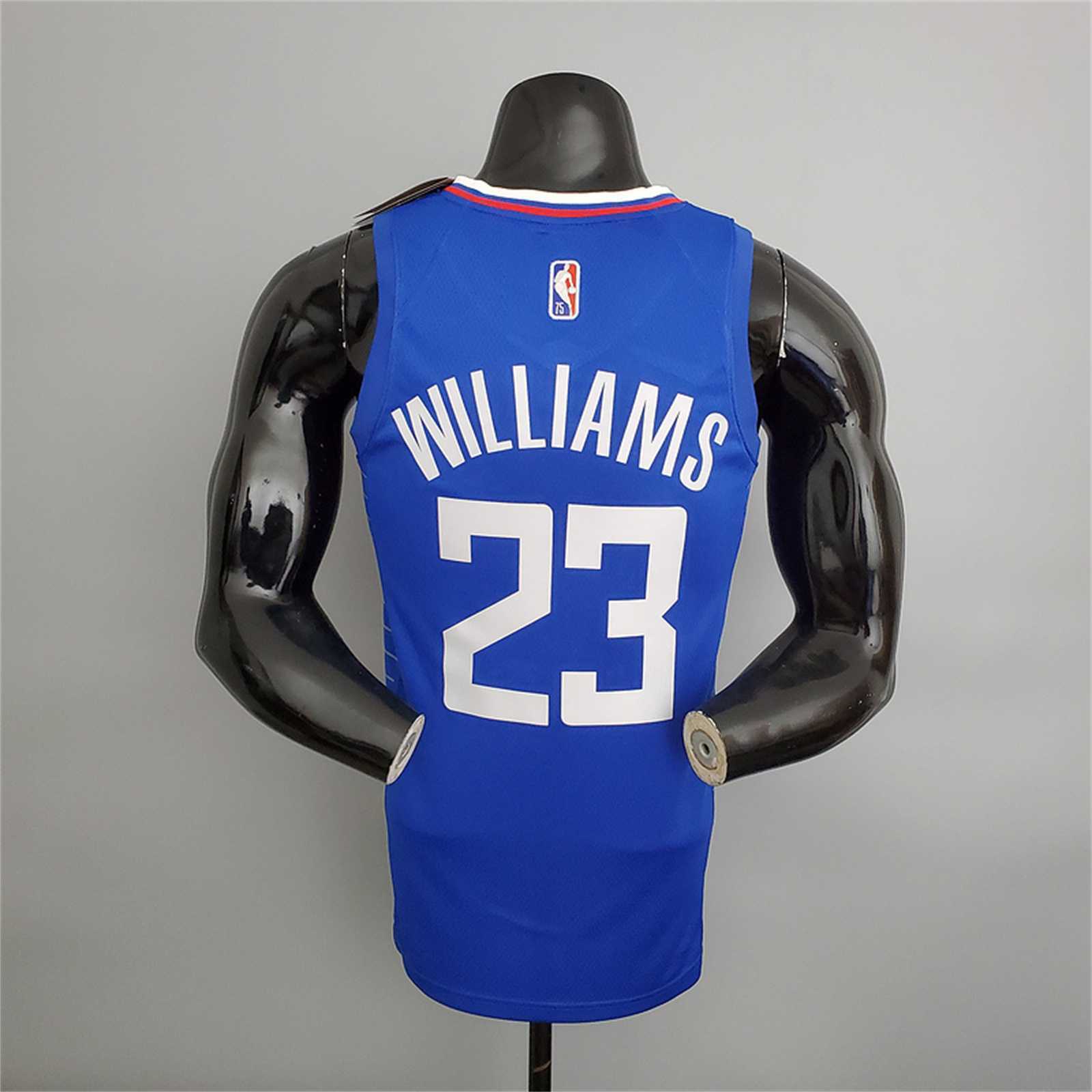 75th Anniversary Clippers Blue White 10