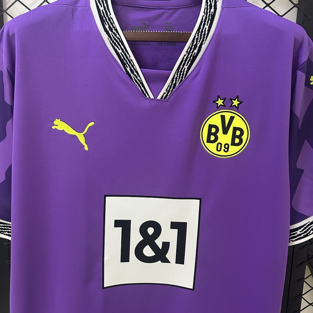 24-25 Dortmund Anniversary Culture Special Edition Purple Soccer T-Shirt AAAAJersey Dropship Yu 4