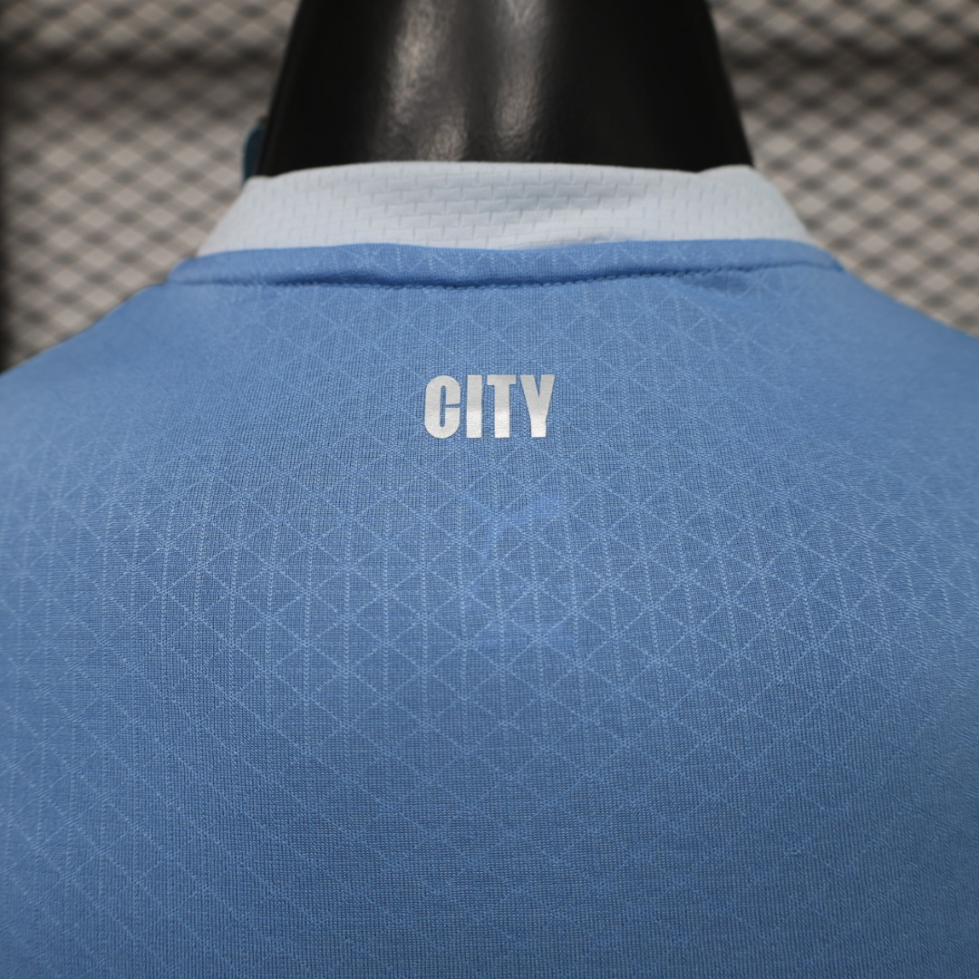 26-27 Manchester City Home Kit Player Version Football Long Sleeve Shirt AAAAJersey Dropship Yupoo 1 9