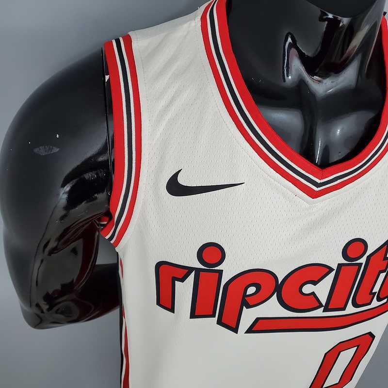LILLARD#0 Portland Trail Blazers Beige 4