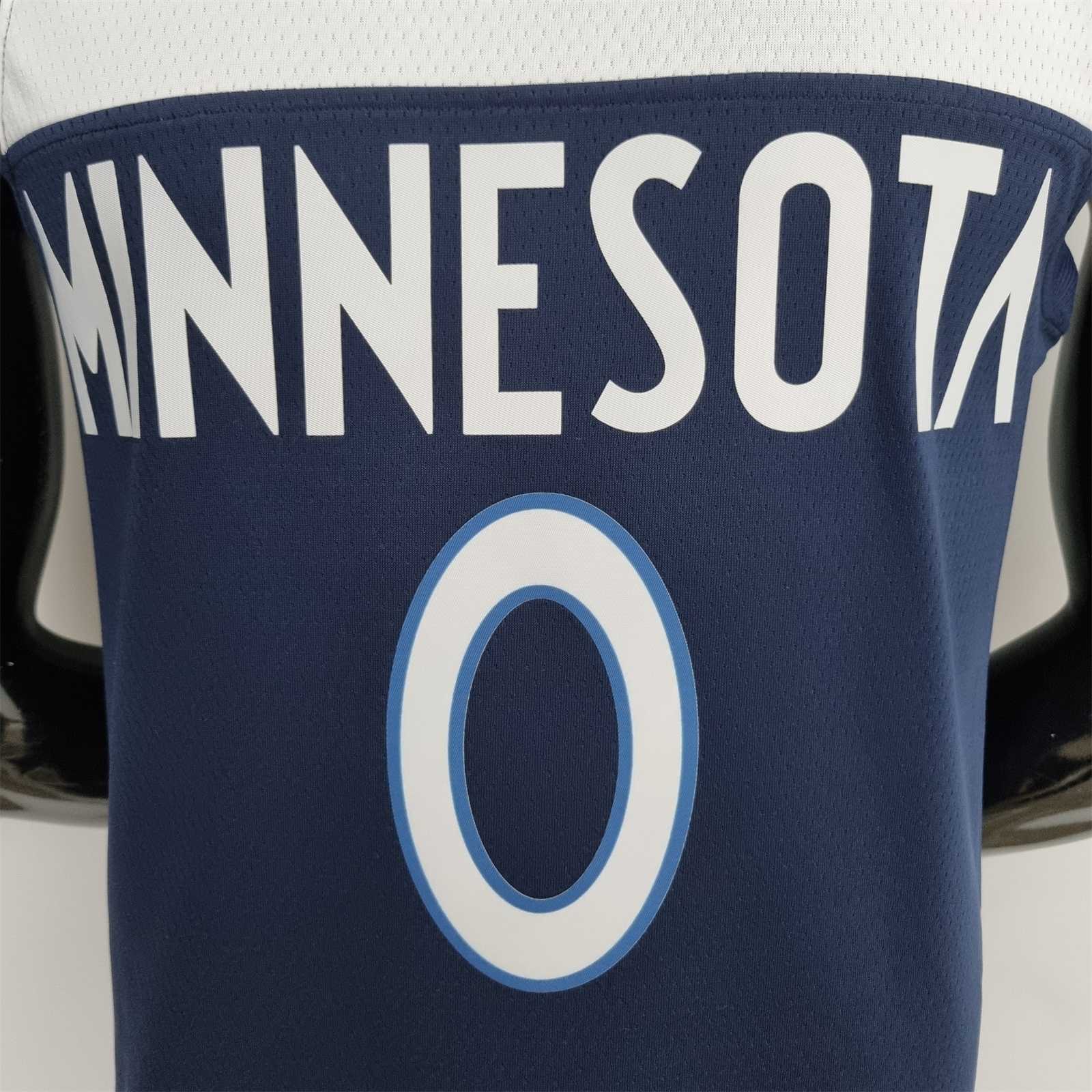 75th Anniversary Minnesota Timberwolves Russell #0 Royal Blue NBA Jersey 2