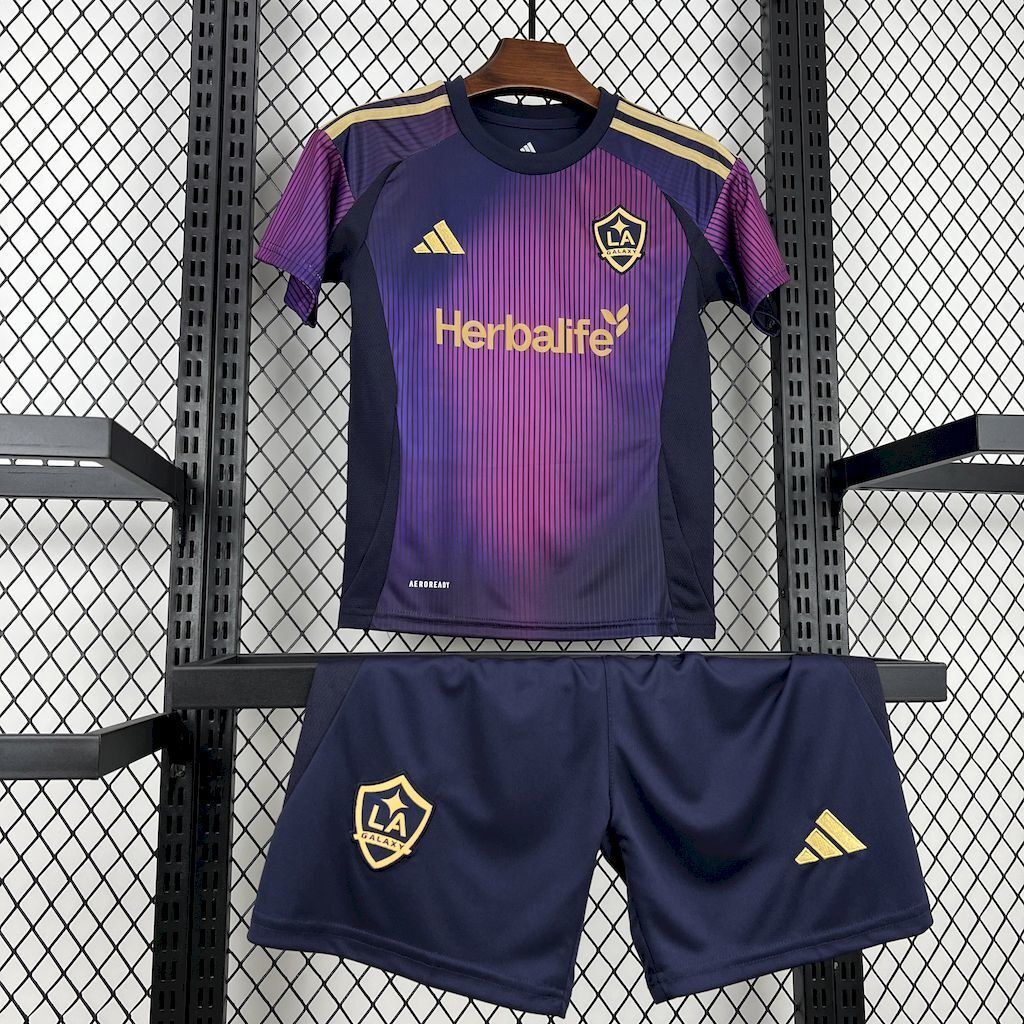 25-26 LA Galaxy Away Kids Kit Soccer AAAAJersey Yupoo 16-28 1