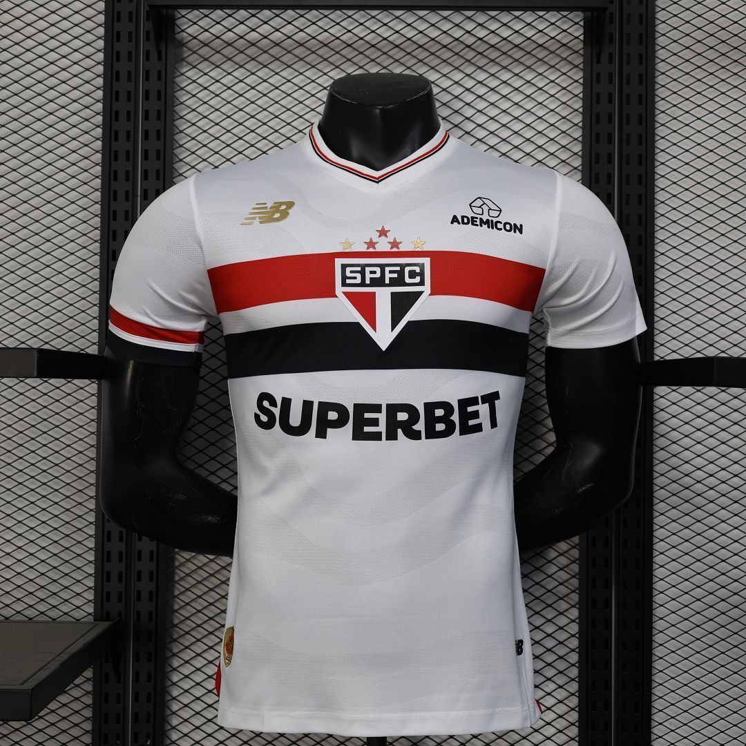 25-26 Sao Paulo Home All Sponsors Kit Player Version Shirt AAAAJersey Wholesale Yupoo